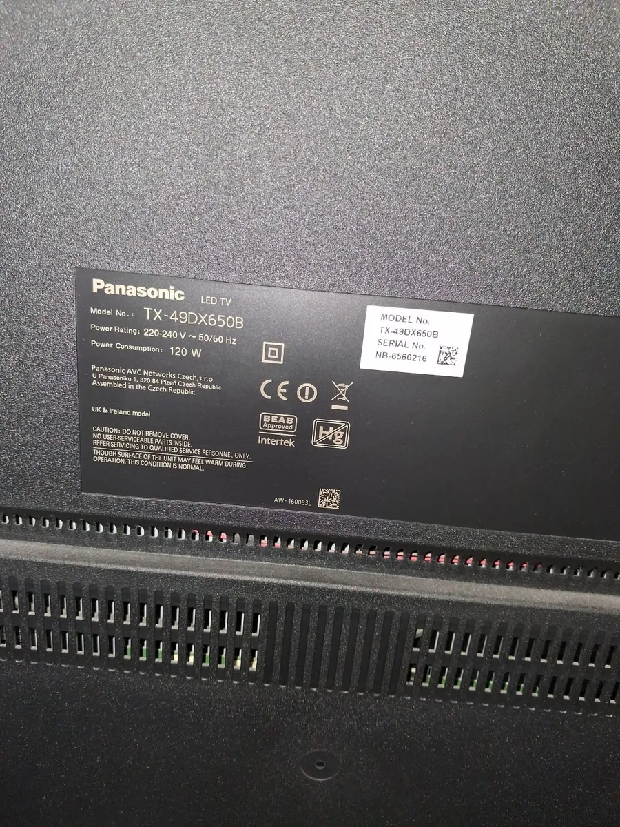 Panasonic Viera 49-inch 4K LED - Image 4