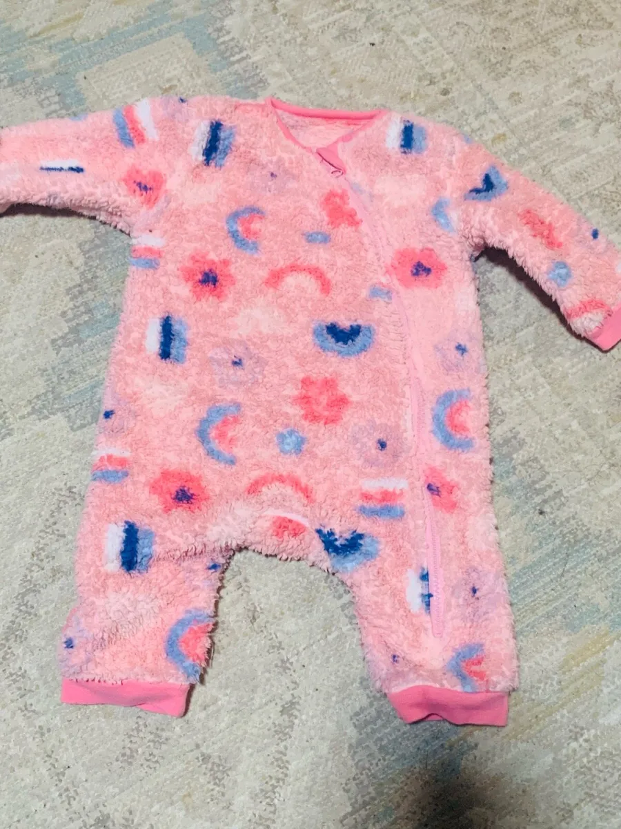 Baby fleece onesie/ coat