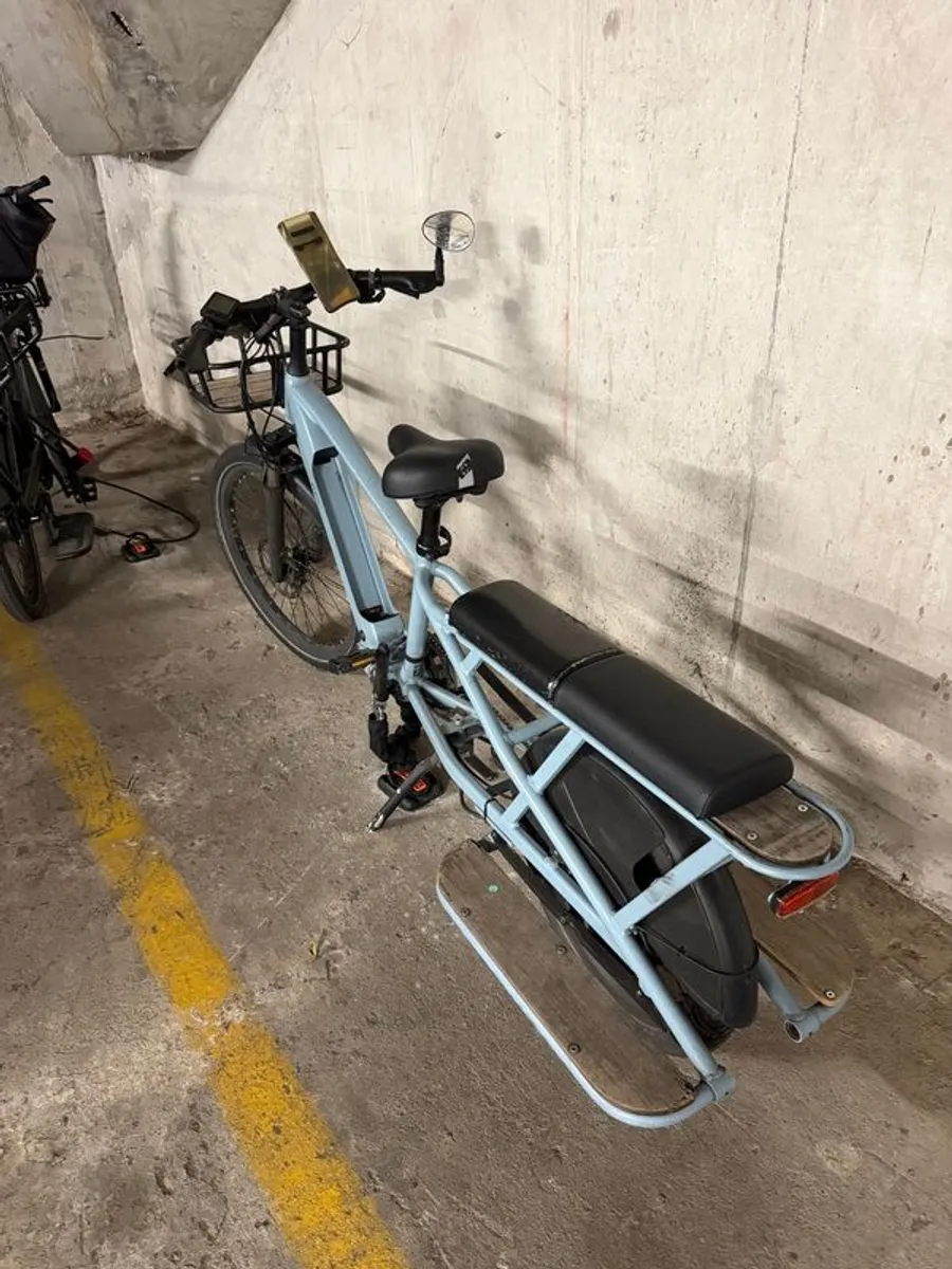 electric bike (Decathlon R500E cargo lontail) with NEW battery - Image 2