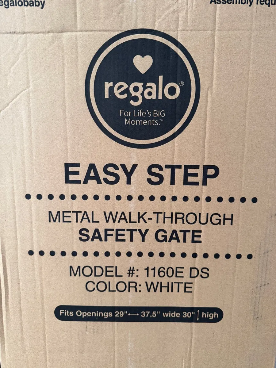 x2 Regalo Easystep Stair Gates with extension - Image 3