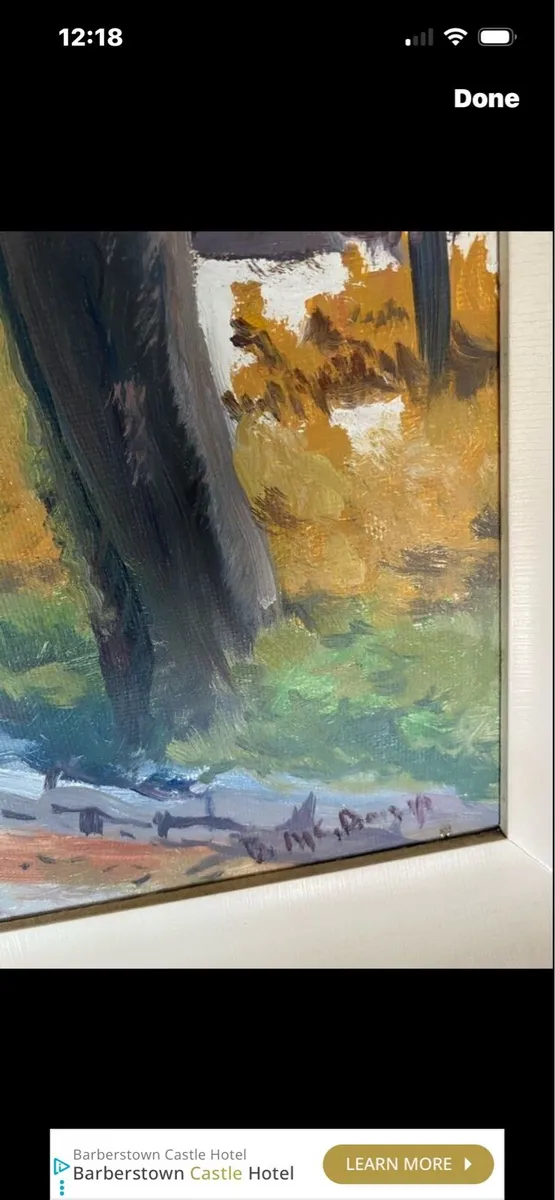 Sligo Artist Bernard Mc Donagh Original Painting - Image 2