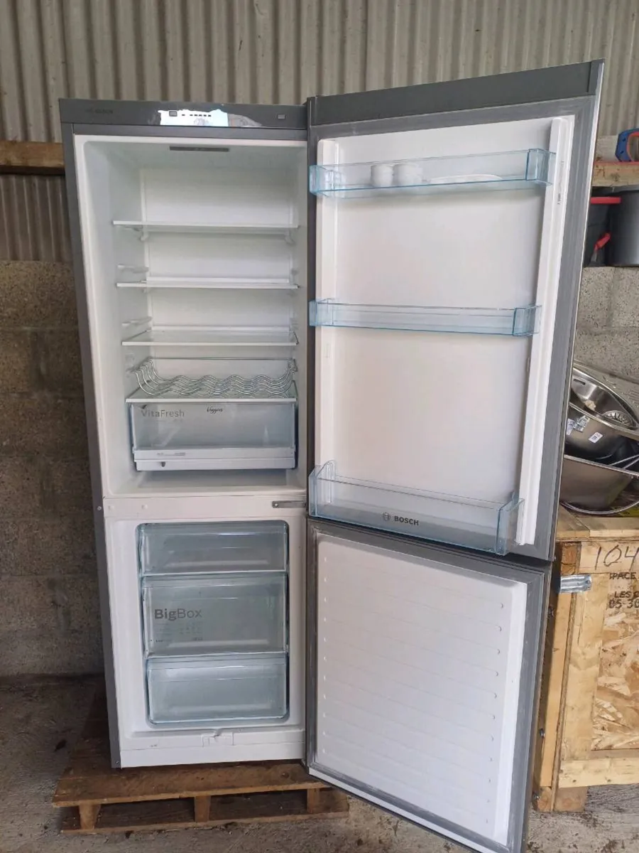 Stainless Steel Bosch Fridge Freezer - Image 3