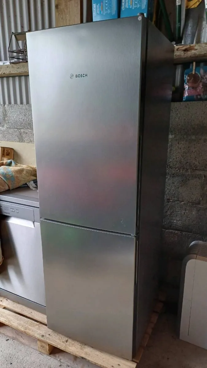Stainless Steel Bosch Fridge Freezer - Image 2