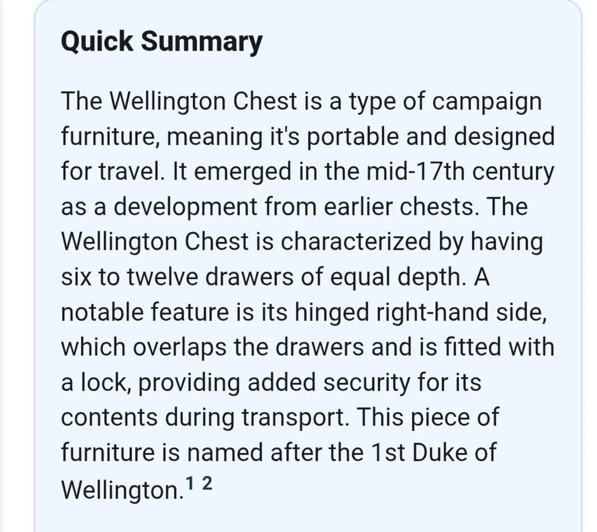 Wellington chest , 7 drawers - Image 2