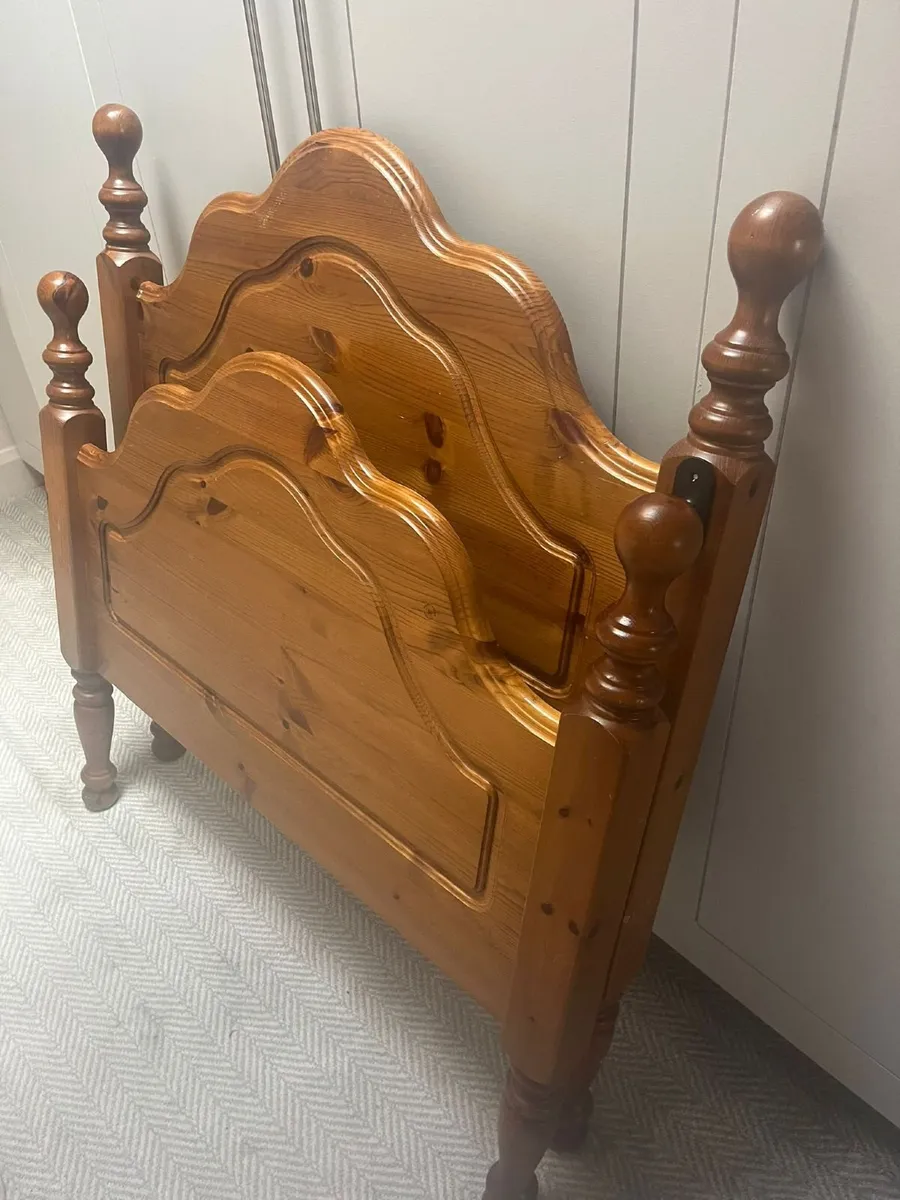 Solid Pine Single Bed - Image 3