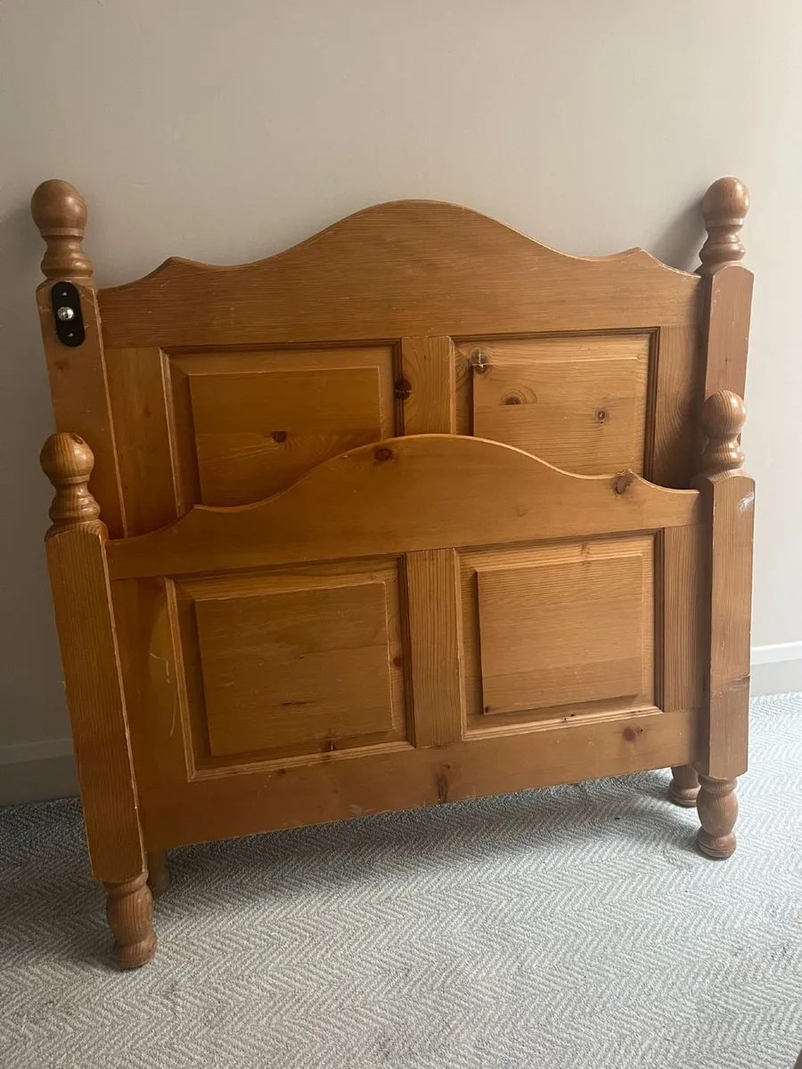 Solid Pine Single Bed - Image 2