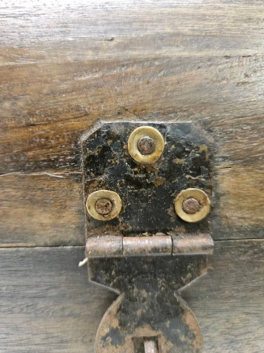 Antique timber box - Image 2