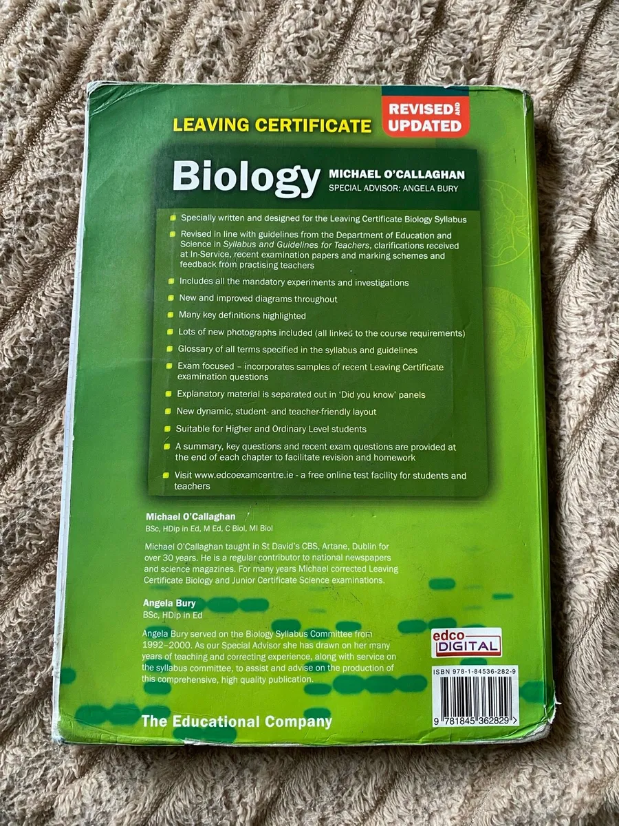 Leaving Cert Biology Michael 0’ Callaghan/ Edco - Image 2
