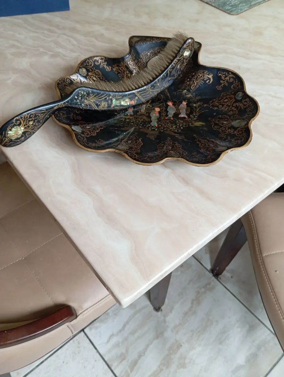 Antique butlers crumb tray - Image 2