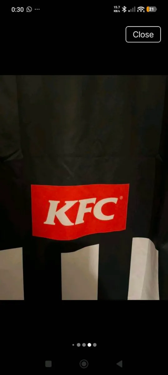 AFL mens Collingwood large Jersey - Image 2