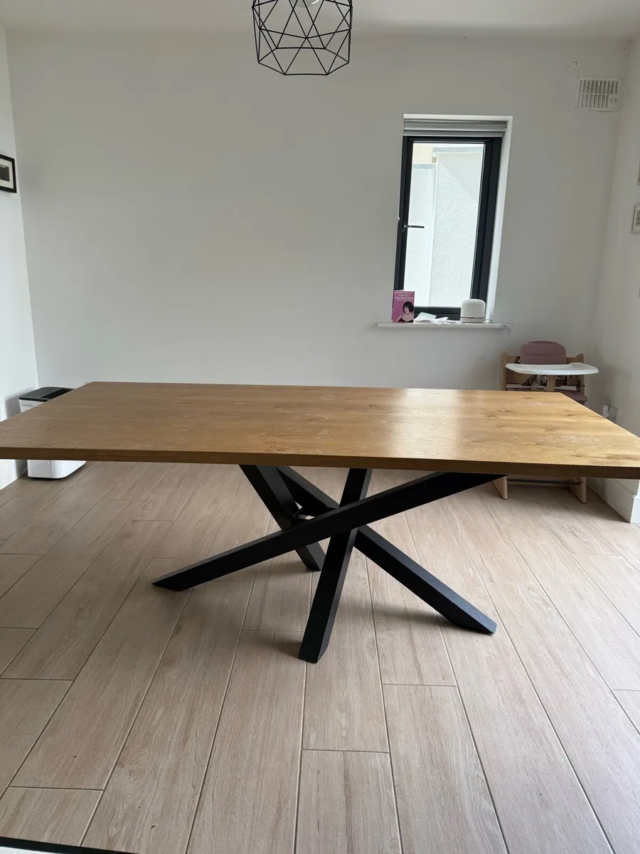 EZ Living Oak Dining Table - Image 1