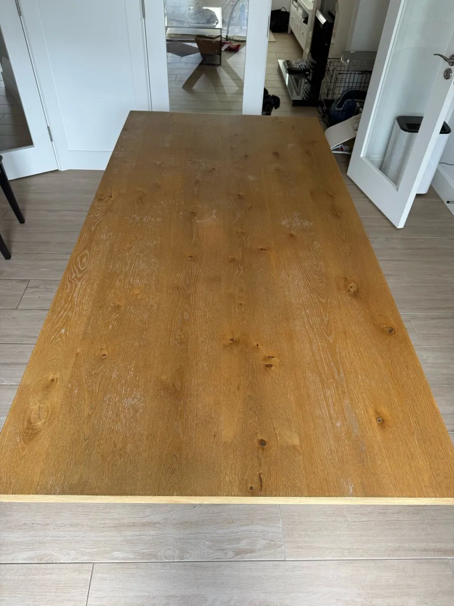 EZ Living Oak Dining Table - Image 2