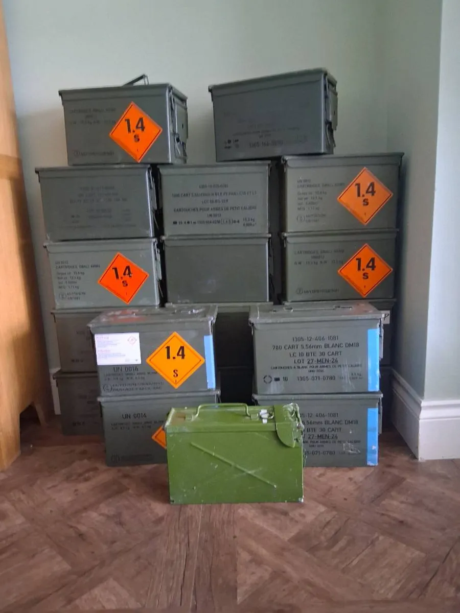 French military surplus ammo cans - Image 1