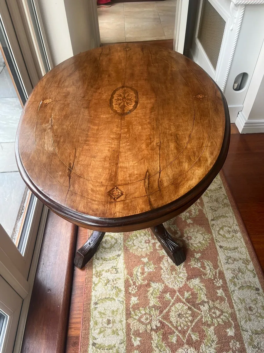 Antique Victorian centre table - Image 3