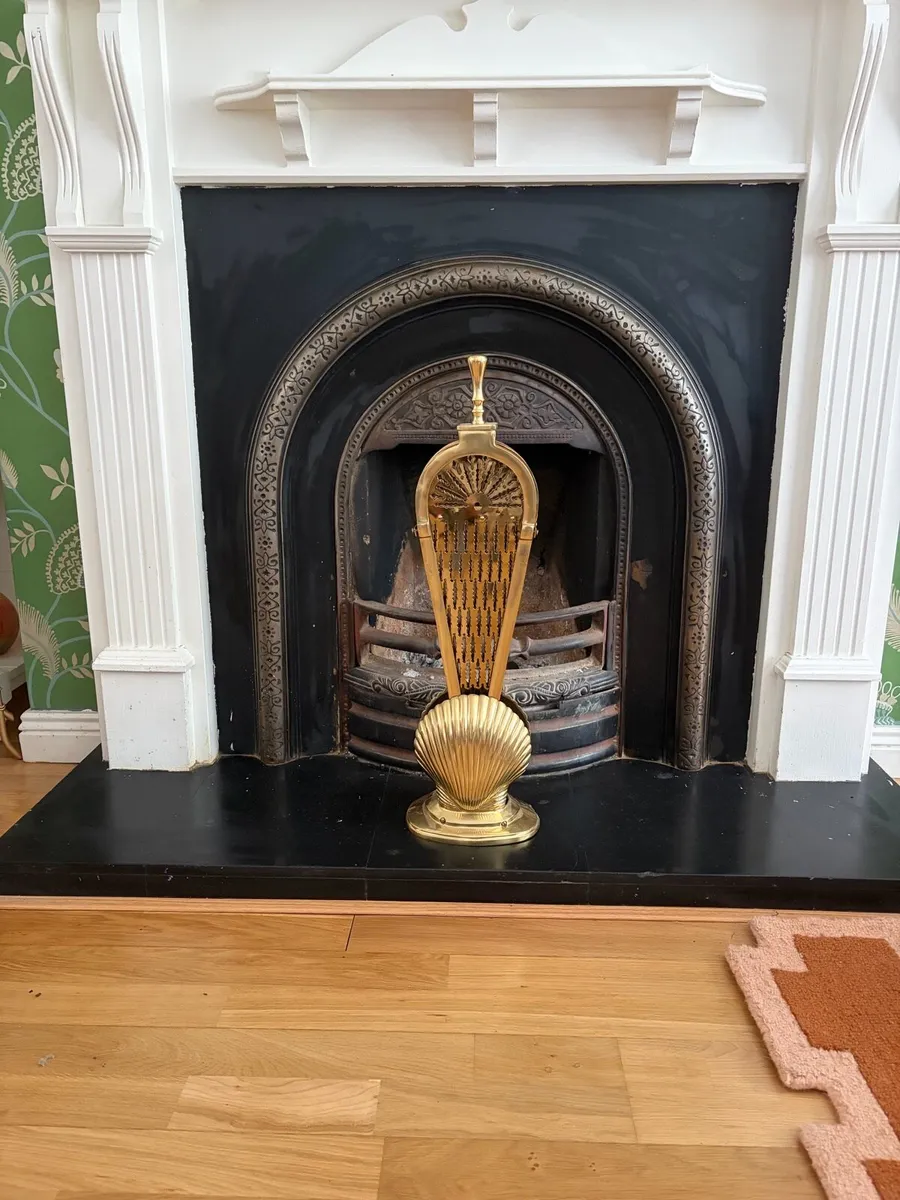 Brass Peacock fireplace Screen/Fireguard - Image 2