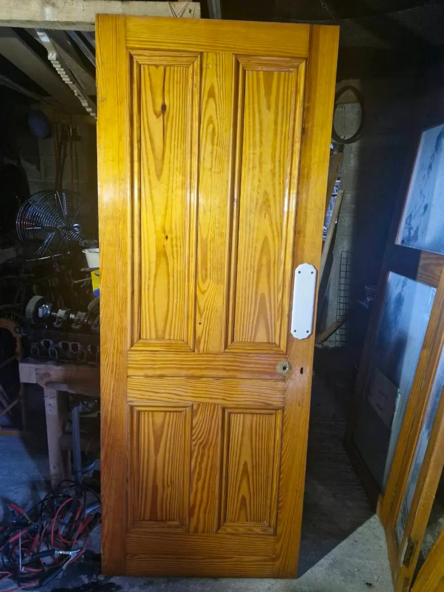 Vintage pitch pine Doors - Image 1