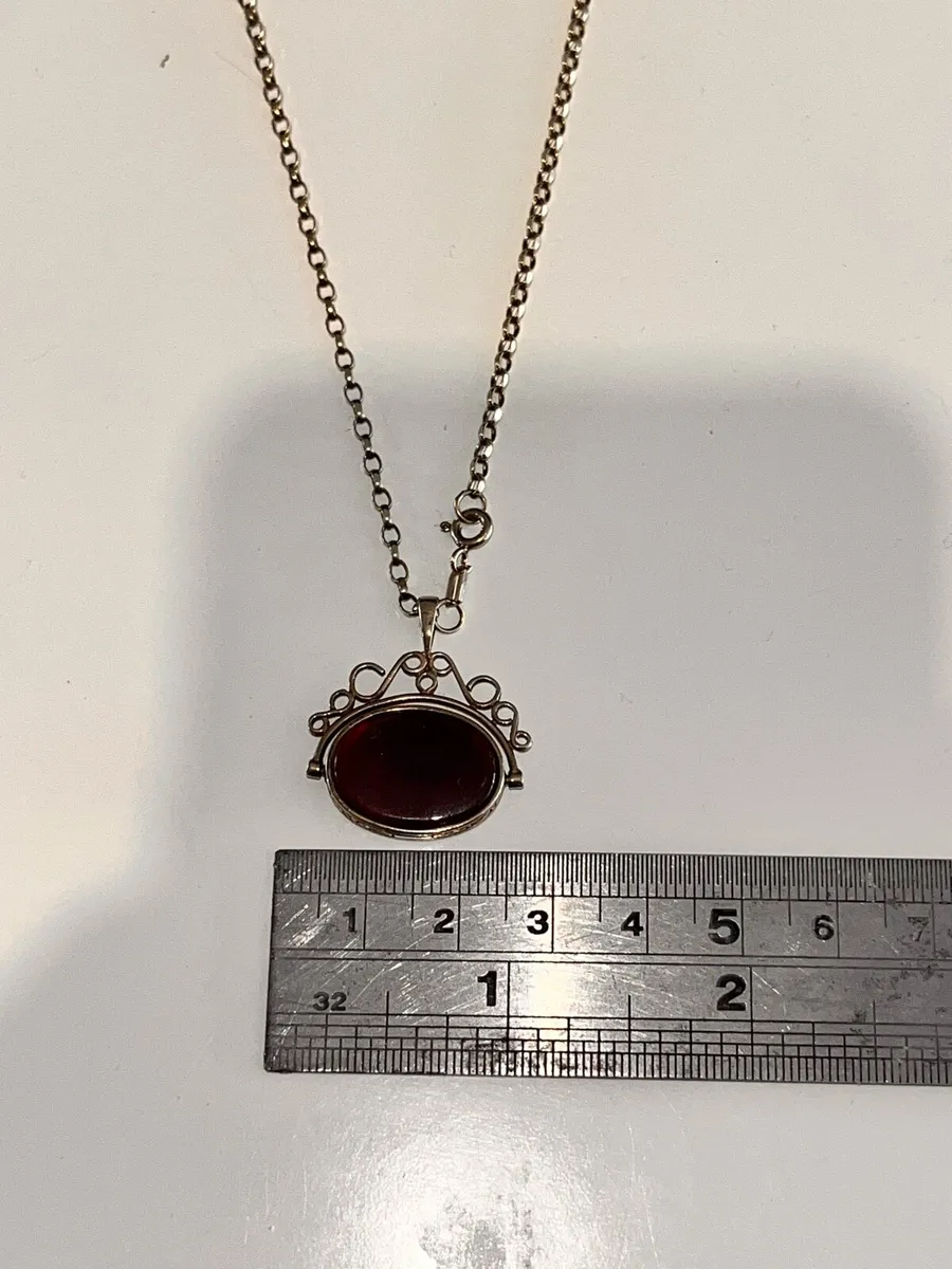 Vintage 9ct Gold Spinner Fob Pendant - Image 2