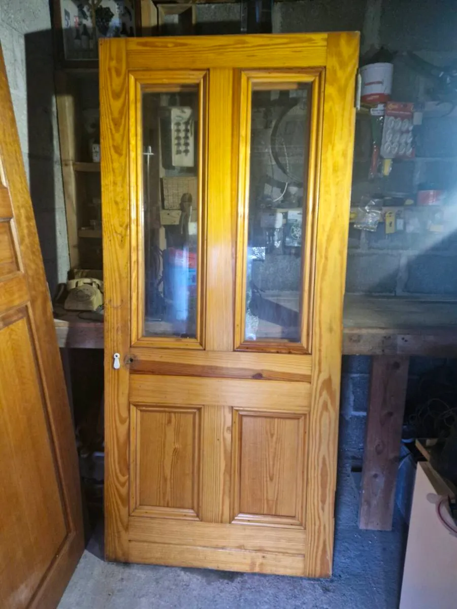 Vintage pitch pine Doors - Image 3