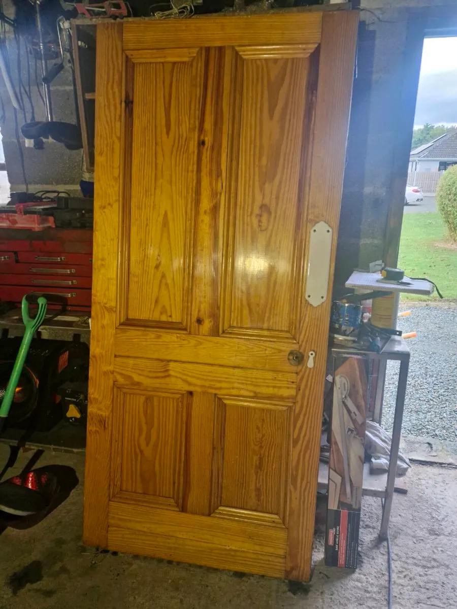 Vintage pitch pine Doors - Image 4