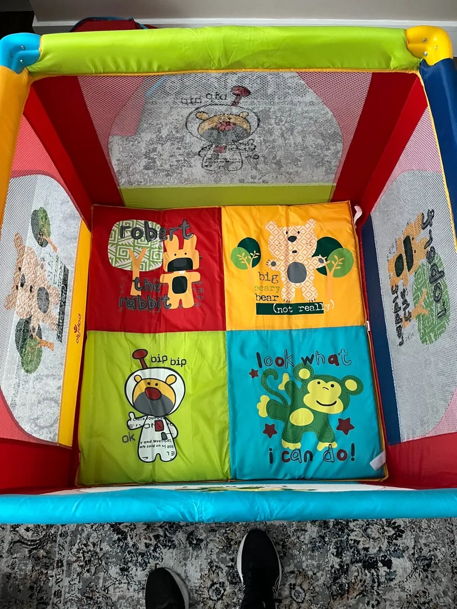 Babylo Safari Friends 2-in-1 Playpen and Travel Co - Image 2