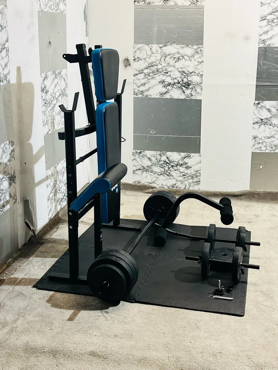 (NEW CONDITION) BENCH 50KG WEIGHTS BARBELL MATS - Image 4