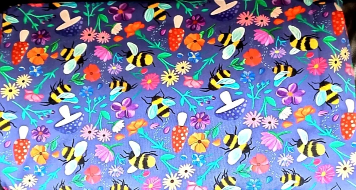 Four Pieces of Stretchy Colourful Fabric - Image 3