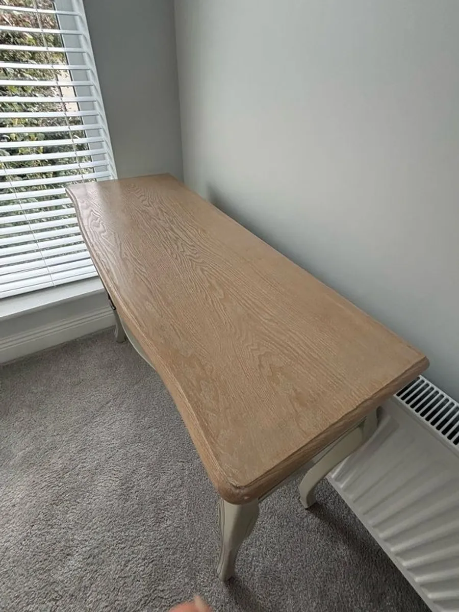 french style table with drawers - Image 2