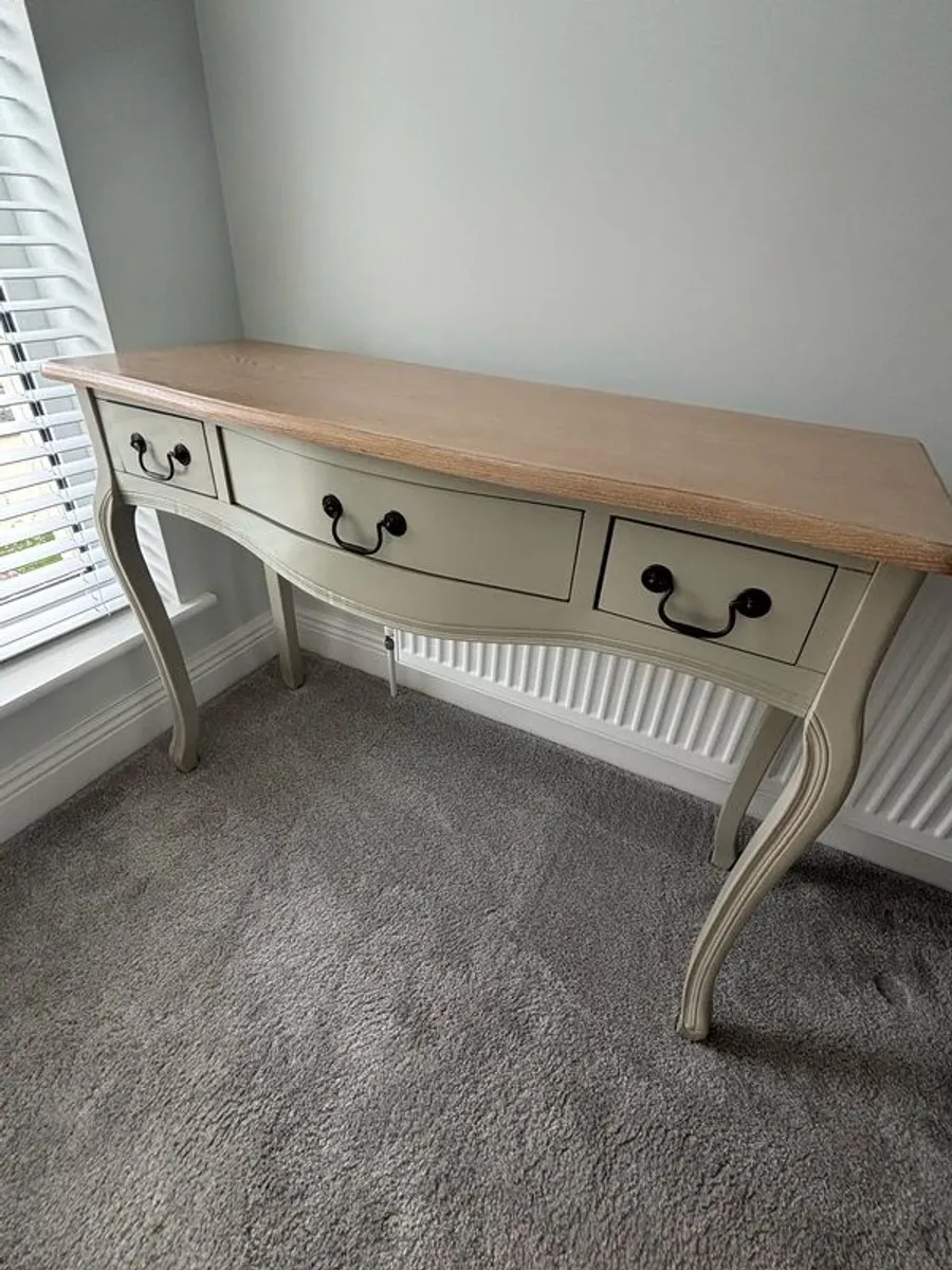 french style table with drawers - Image 3