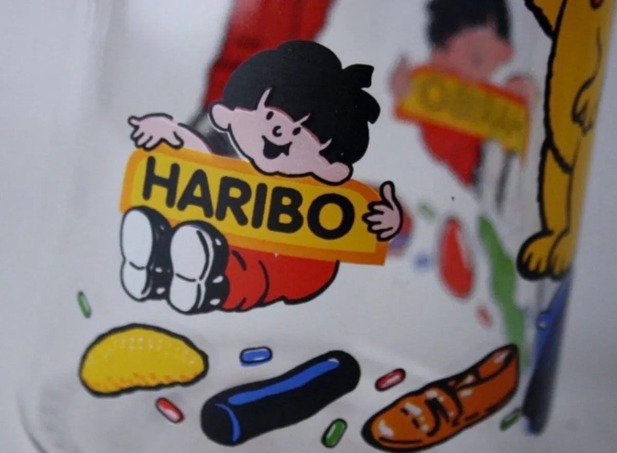 Rare 1990s Haribo Glass Pitcher - Image 2