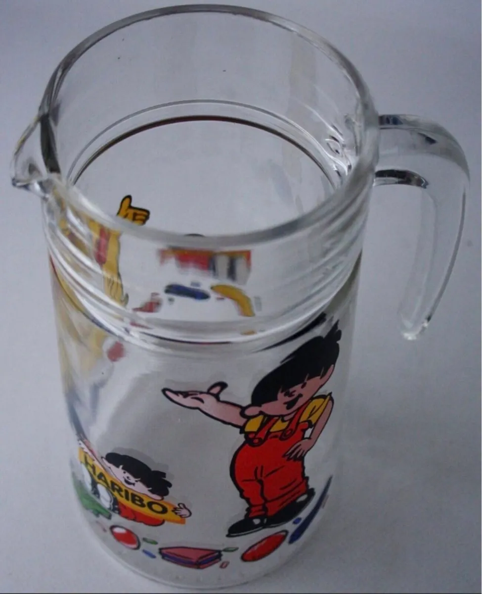 Rare 1990s Haribo Glass Pitcher - Image 3