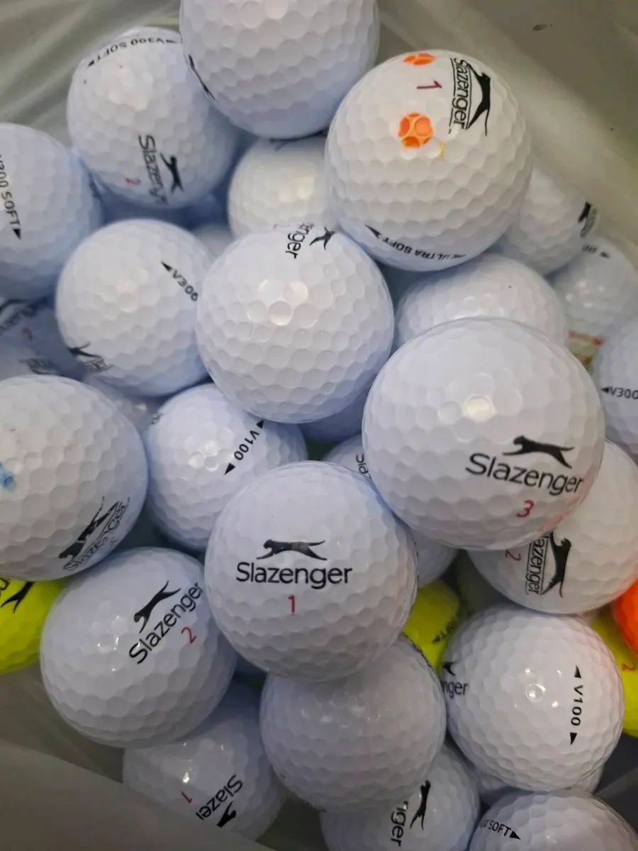 100 SLAZENGER GOLF BALLS