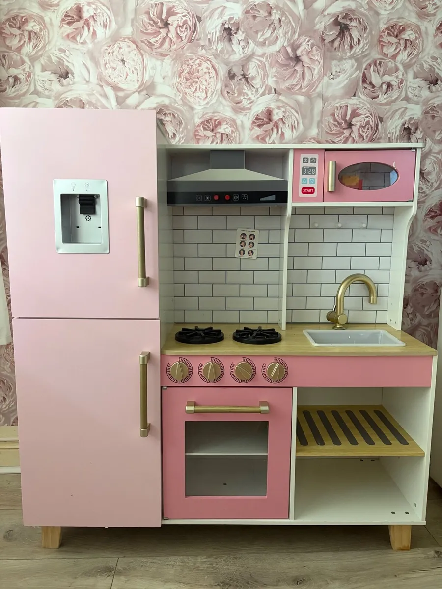 Wooden play kitchen