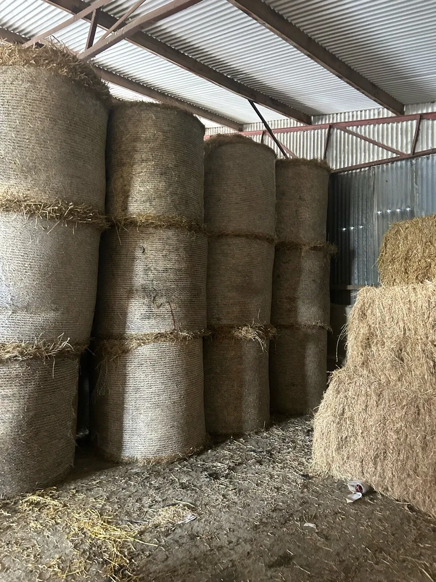 4x4. Bales of hay