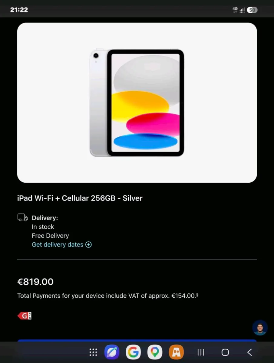 Apple Ipad 11th Generation 256GB WiFi and Cellular - Image 4