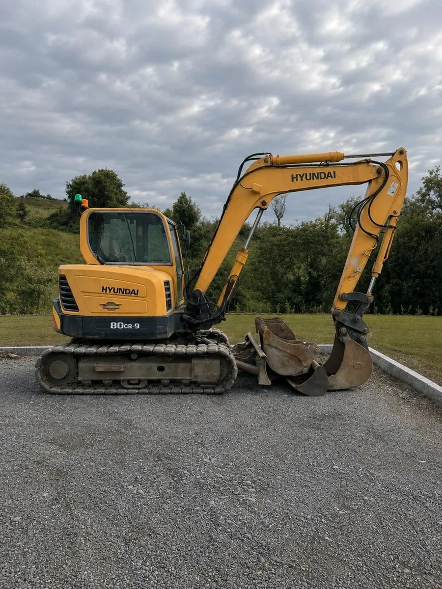 2012 Hyundai R80CR-9 Excavator - Image 1