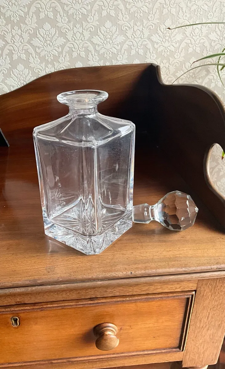 Cut Crystal Whiskey Decanter - Image 1