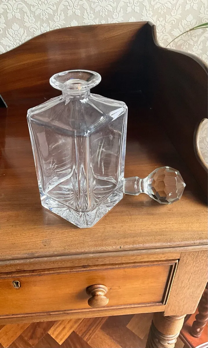 Cut Crystal Whiskey Decanter - Image 2