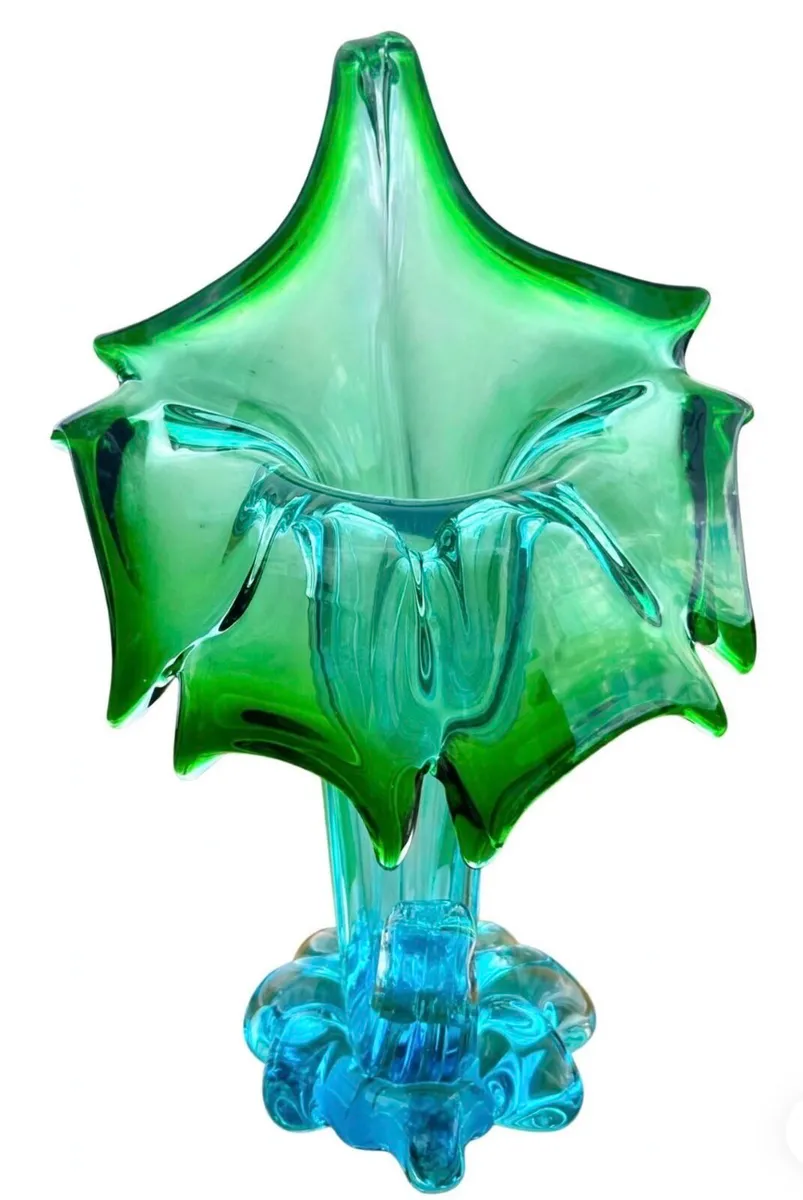 Vintage hand blown art vase - Image 3