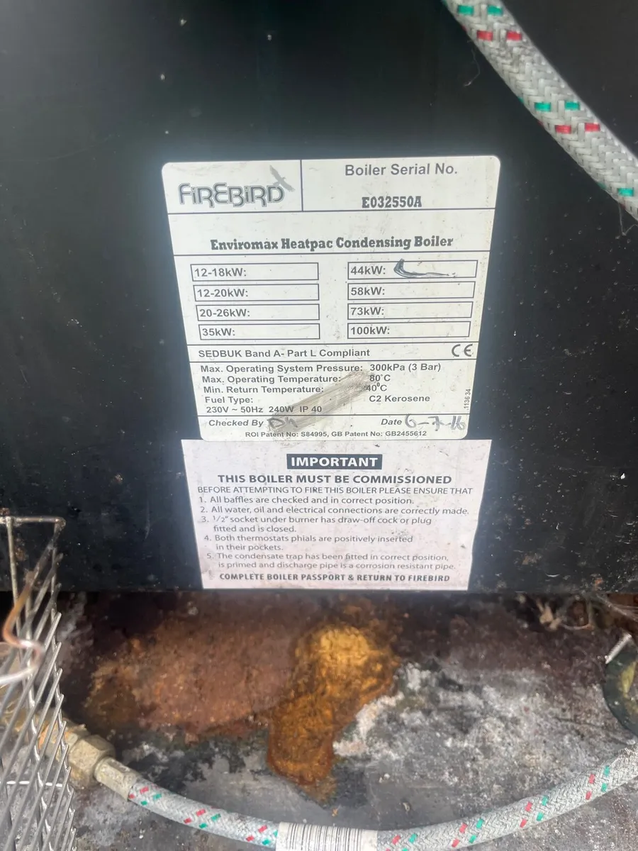 Condensing oil boiler - Image 1
