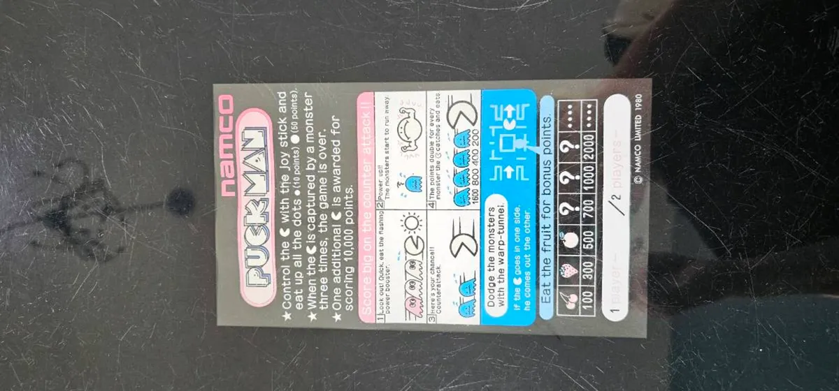 Selling a original Puck Man machine - Image 3