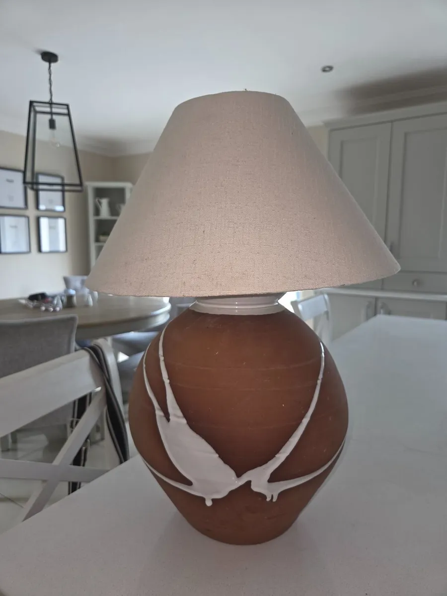 Pottery lamp - Image 1