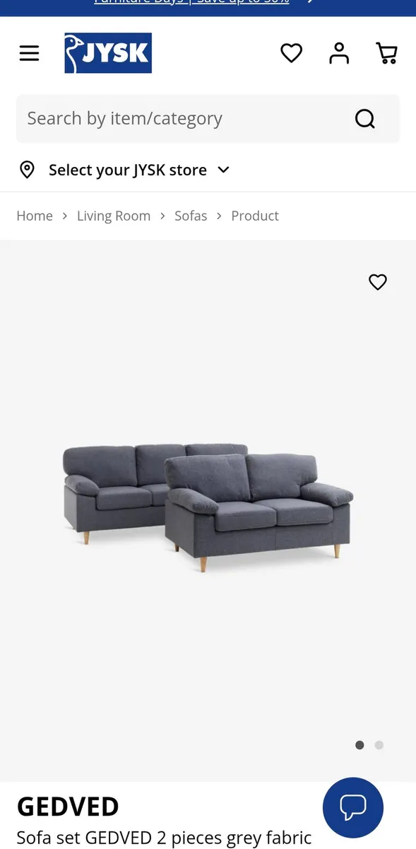 3 and 2 seater sofa - Image 1