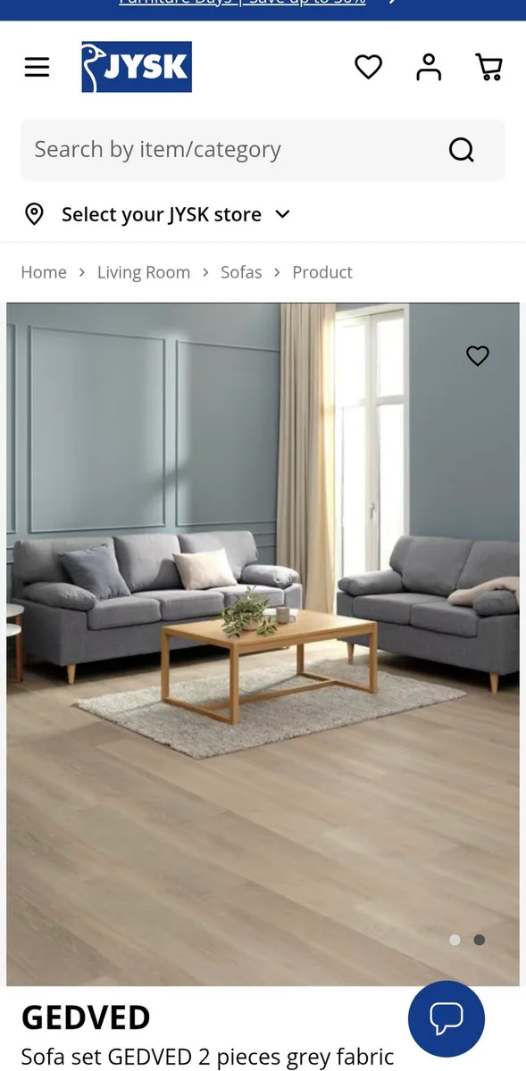3 and 2 seater sofa - Image 2