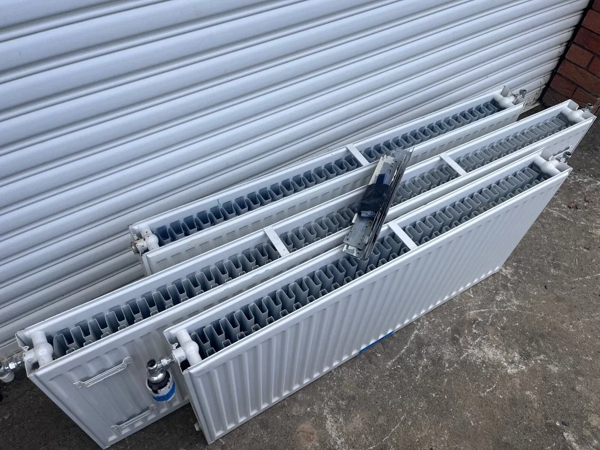 3 Double Panel Radiators – 1100, 1200 & 1600mm + 2 - Image 2