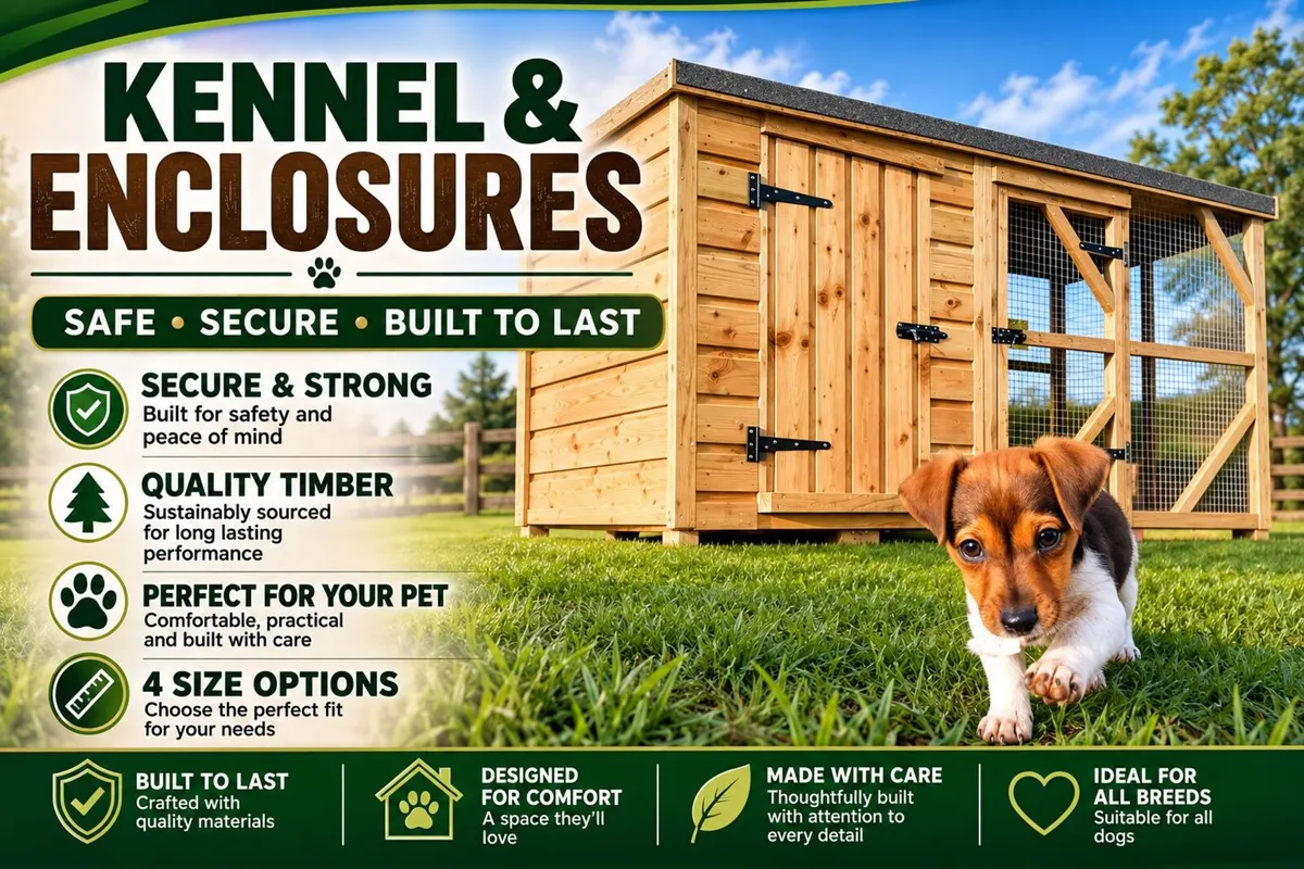 Dog Kennel & Enclosures - Image 1