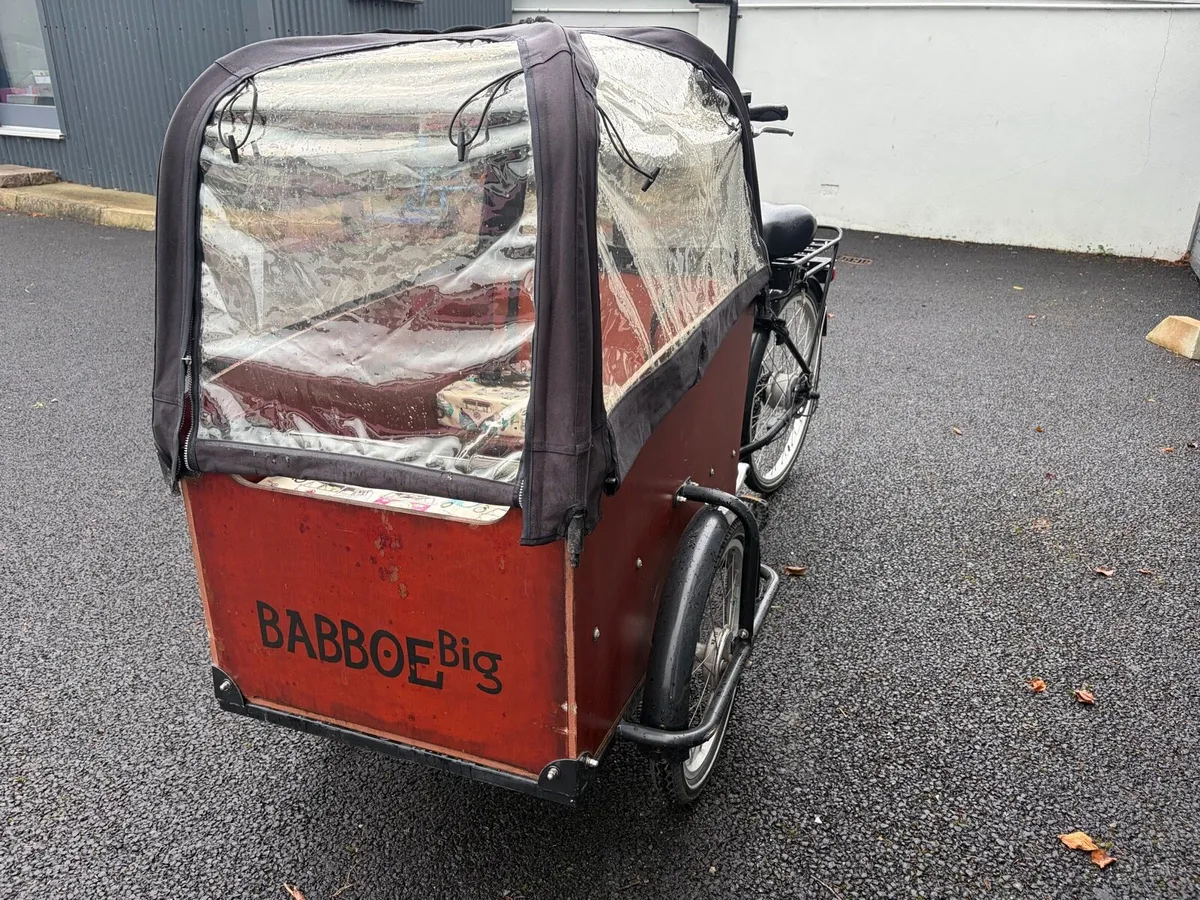 Electric 3 wheel Babboe big cargo bike - Image 2