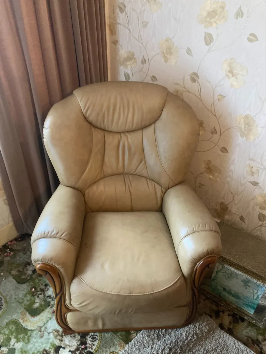 Leather 3-Piece Suite - Image 2