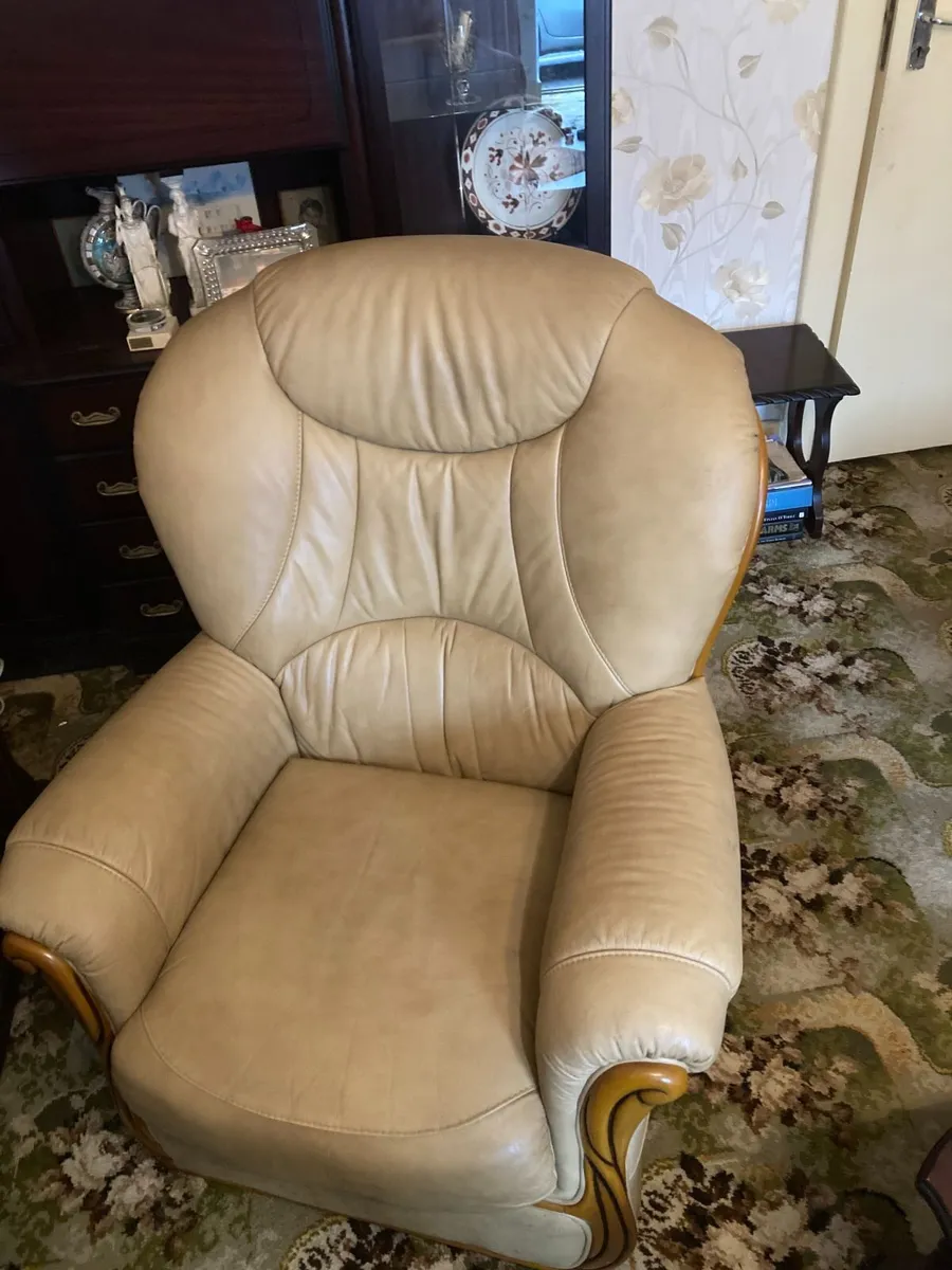 Leather 3-Piece Suite - Image 3