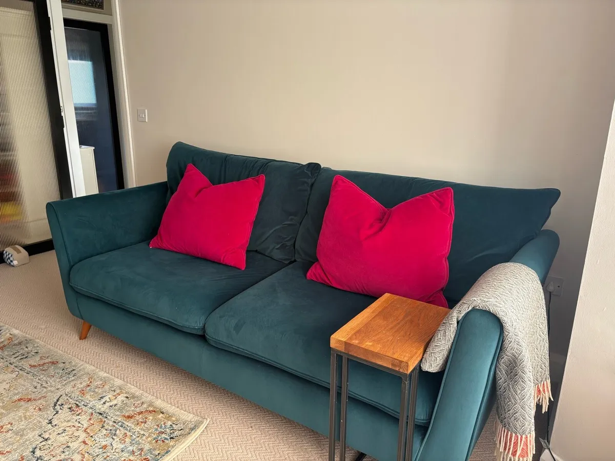 Velvet Sofa - Image 1
