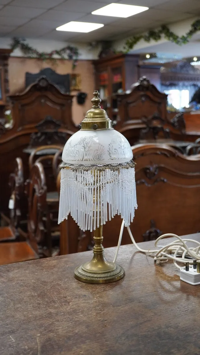 Vintage Brass Table Lamp - Image 1